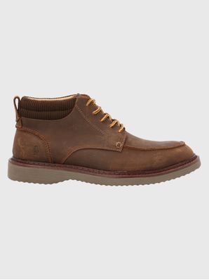 Botin Cuero Hombre Vittorio Café Hush Puppies