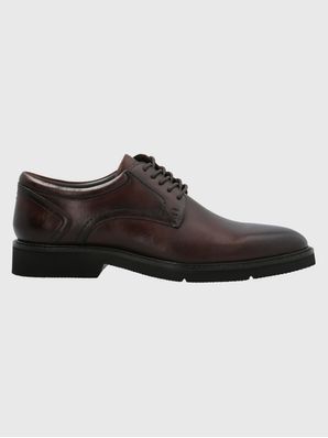 Zapato Vestir Cuero Aurelio Burdeo Hush Puppies