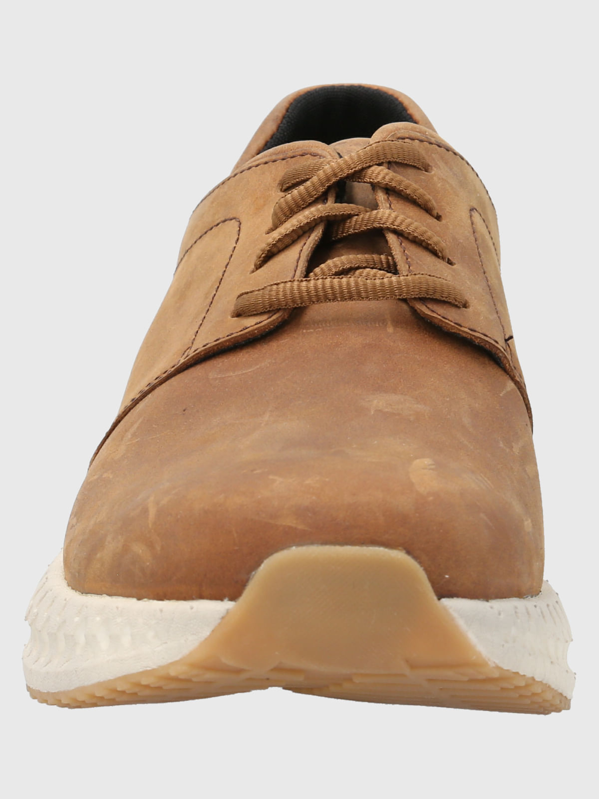 Zapatilla Cuero Spinal Discover Café