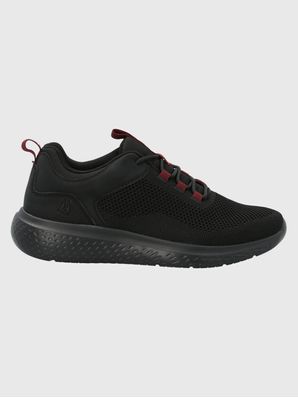 Zapatilla Hombre Knit Petro Negro Hush Puppies
