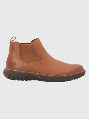 Botin Cuero Smart Chelsea Café Hush Puppies