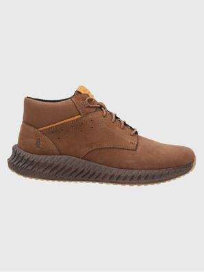 Botin Cuero Spinal Bootee Café Hush Puppies