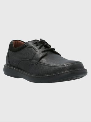 Zapato Cuero Kansas Negro Hush Puppies