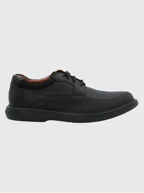Zapato Cuero Kansas Negro Hush Puppies