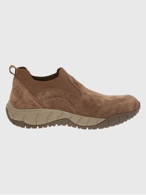 Slip On Cuero Hombre Munson Café Oscuro