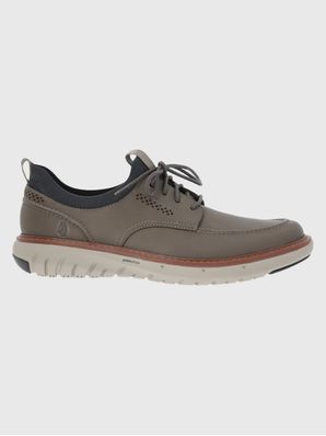 Zapatilla Cuero Hombre Smart Laceup Gris