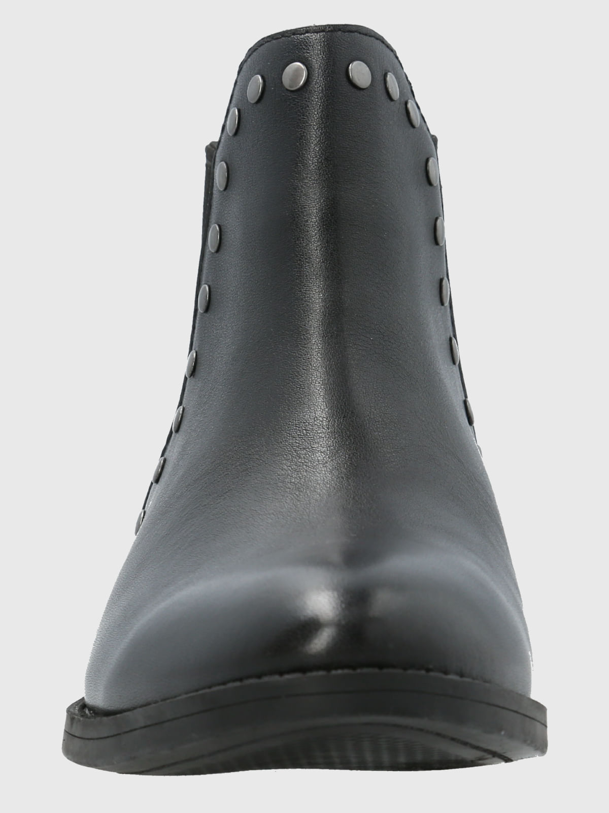 Botin Cuero Alva Negro