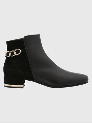 Botin Brunate Cuero Mujer Alesandra Negro Hush Puppies