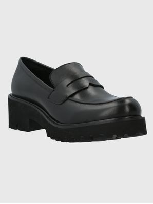 Mocasin Cuero Mujer Sophie Negro Hush Puppies