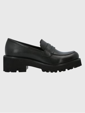 Mocasin Cuero Mujer Sophie Negro Hush Puppies