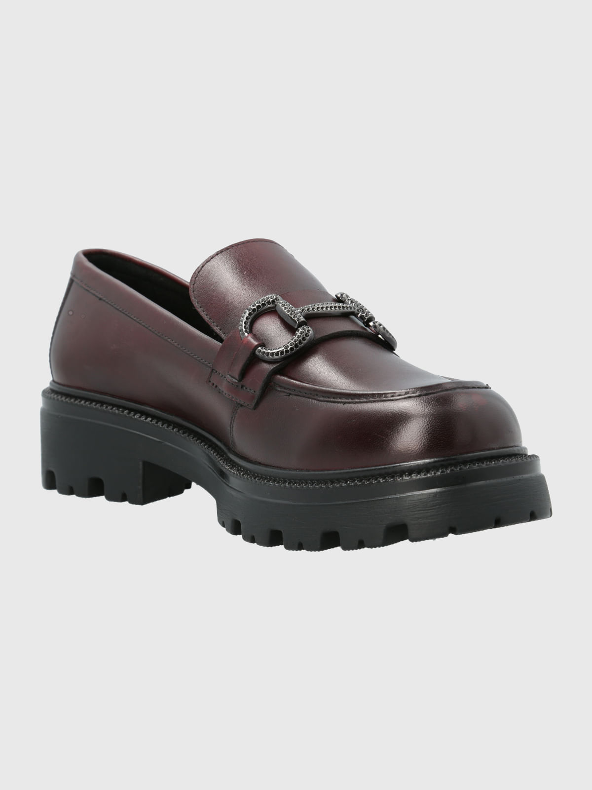 Mocasin Cuero Blake Rojo