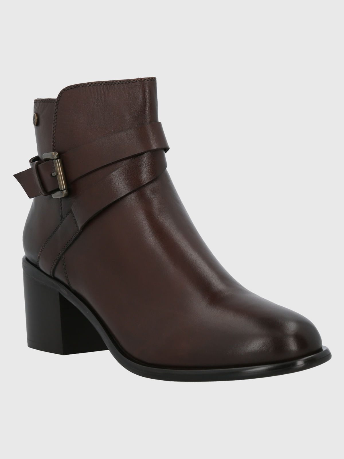 Botin Cuero Amanda Café