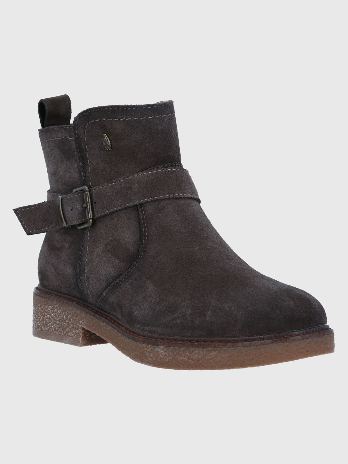 Botin Cuero Galla Gris Oscuro