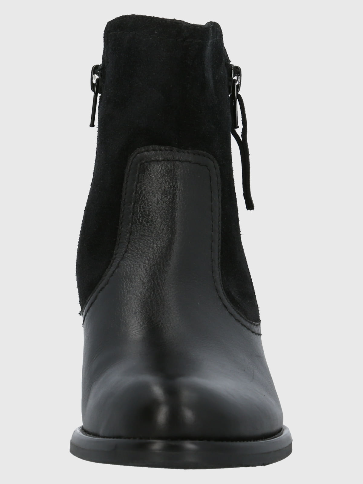 Botin Cuero Ellee Negro