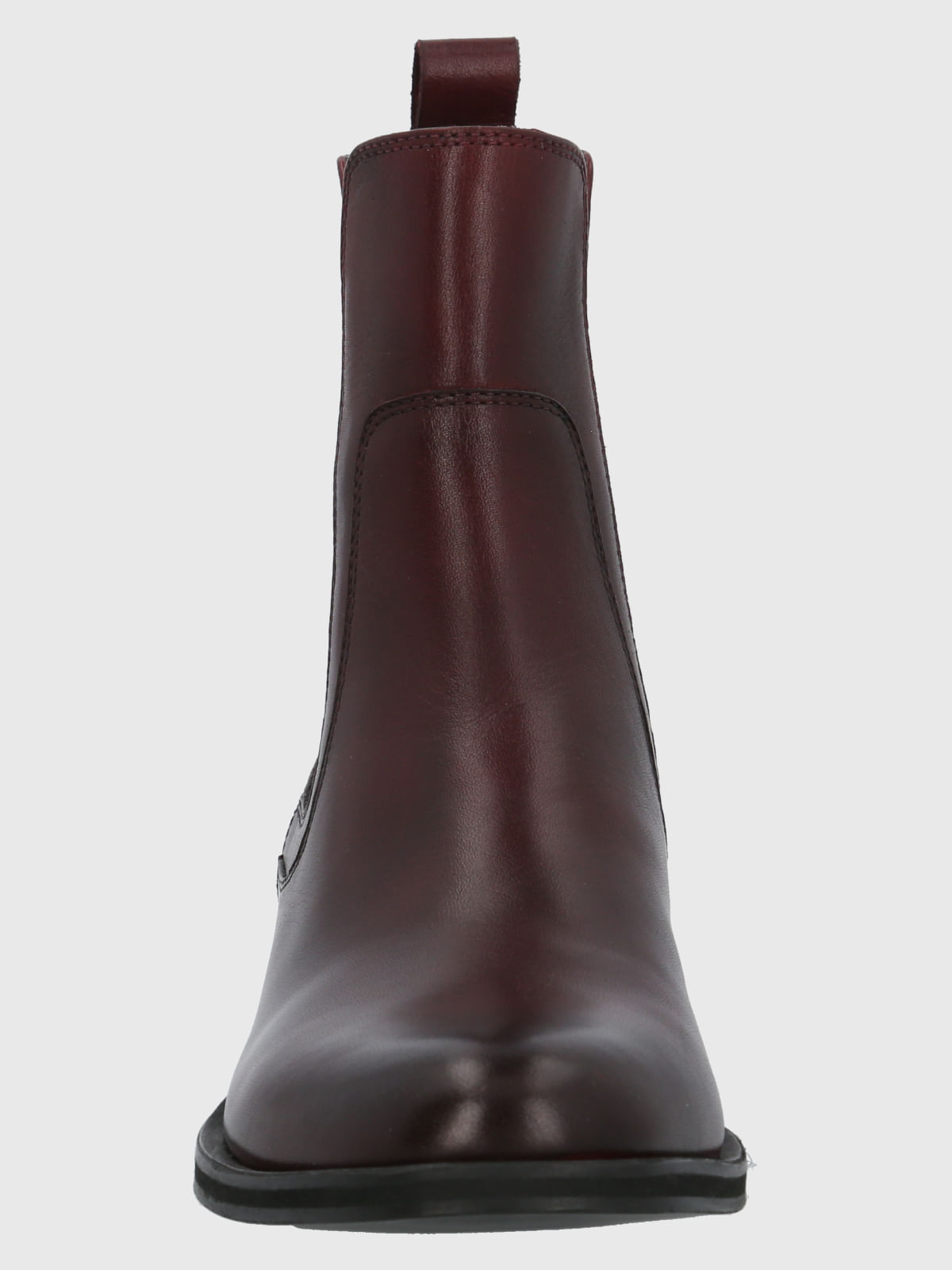 Botin Cuero Rivor Burdeo