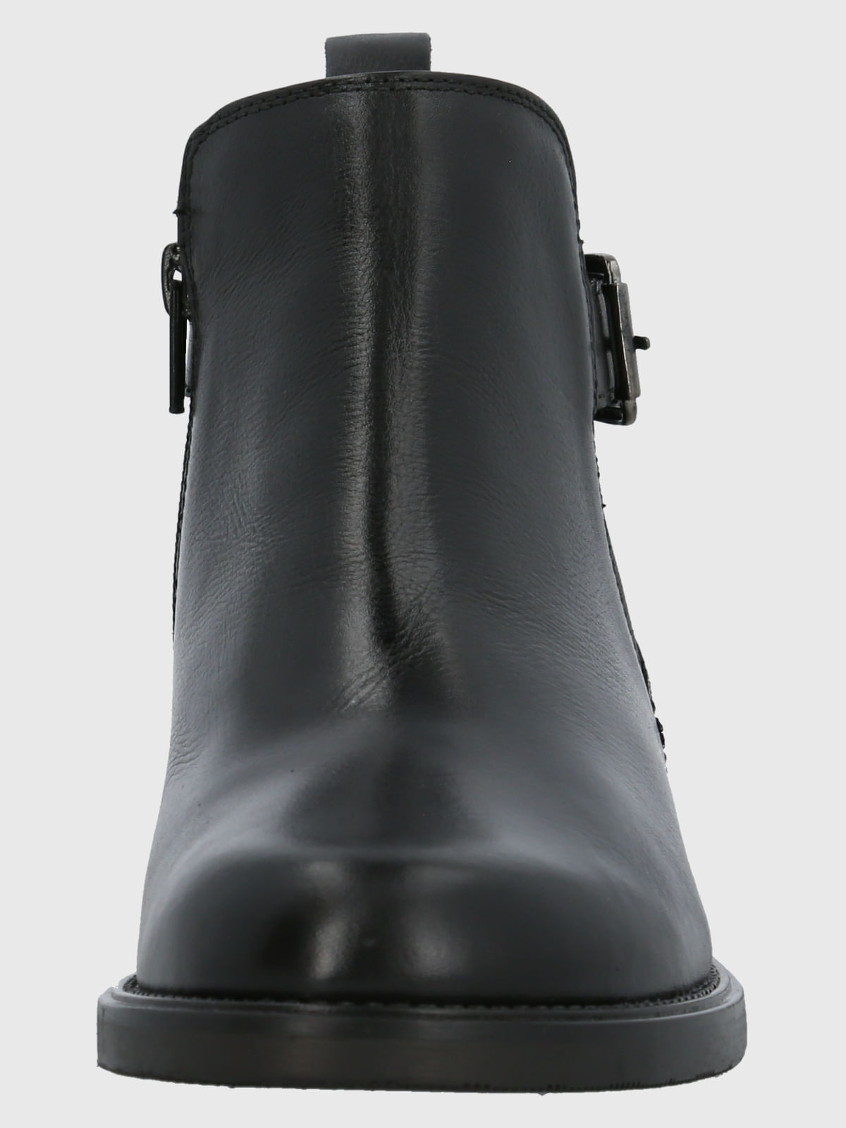 Botin Cuero Fey Negro