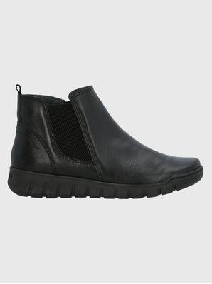Botin Cuero Mujer Ray Negro Hush Puppies