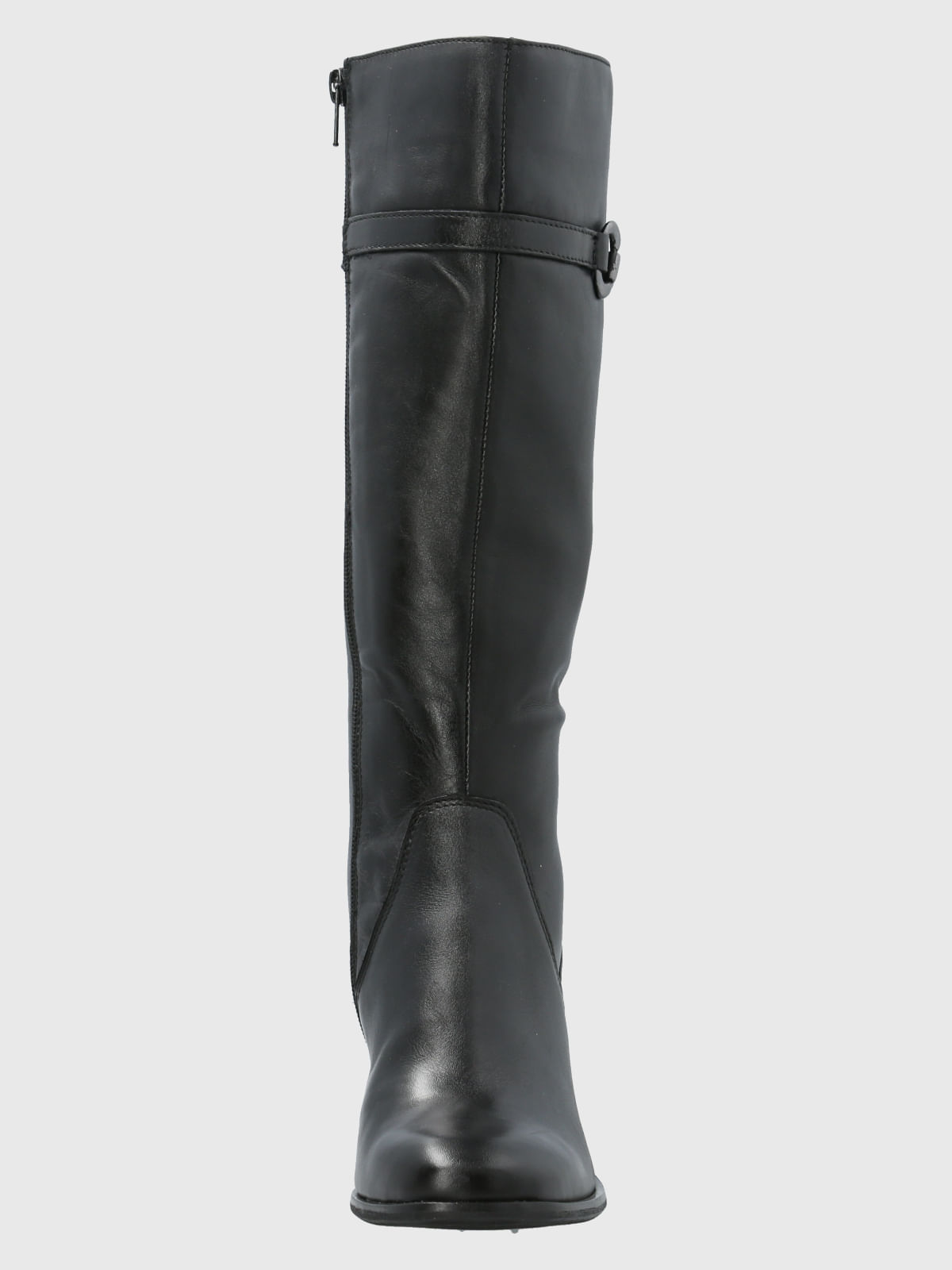 Bota Cuero Cladia Negra