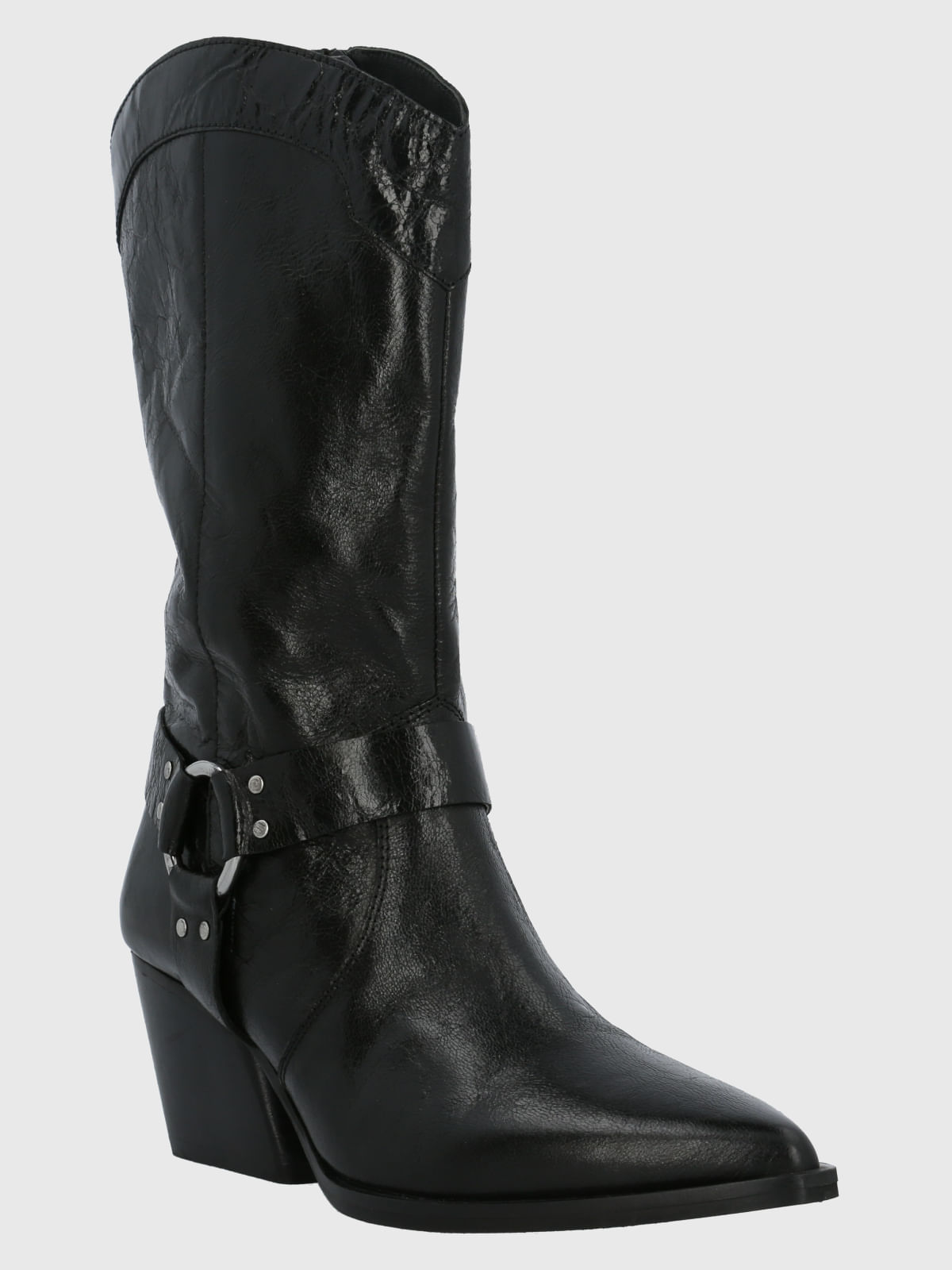 Bota Cuero Tim Negro