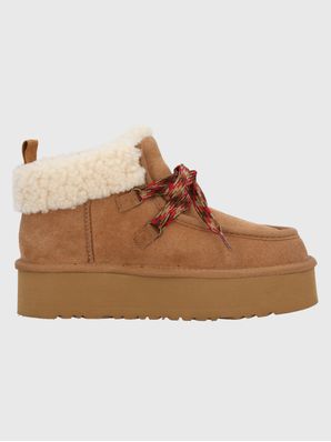 Botin Cuero Mujer Arlo Café Hush Puppies