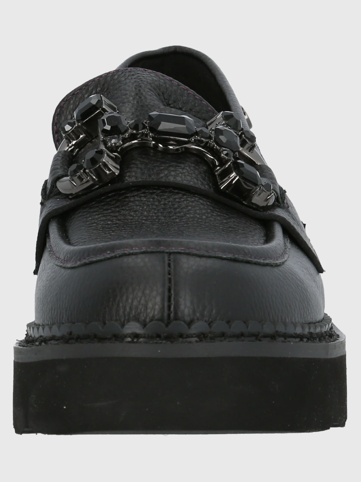 Mocasin Cuero Salone Negro