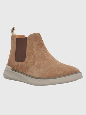 Botin Cuero Flora Café Hush Puppies