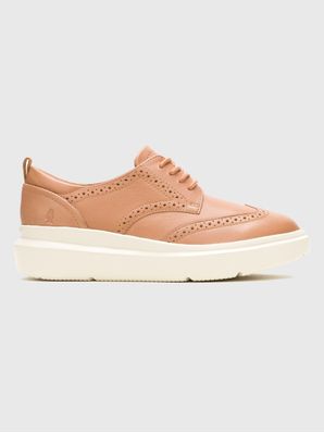 Zapato Cuero Joy Wingtip Café Hush Puppies