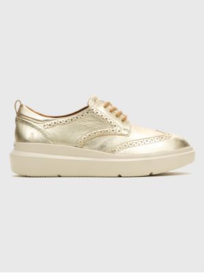 Zapato Cuero Joy Wingtip Metalizado Hush Puppies