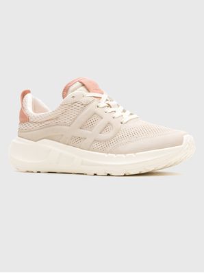 Zapatilla Cuero Mujer Seventy8 Lthr Runner Beige Hush
