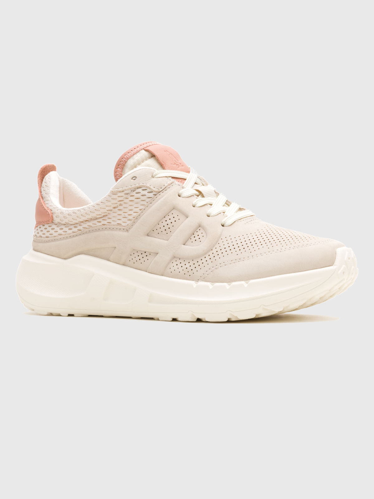 Zapatilla Cuero Seventy8 Lthr Runner Beige