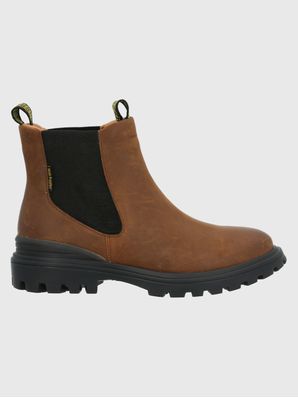 Botin Cuero Mujer One And Only Café Hush