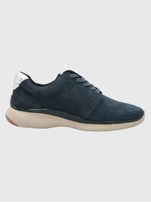 Zapatilla Cuero Mujer Goss Azul Hush Puppies