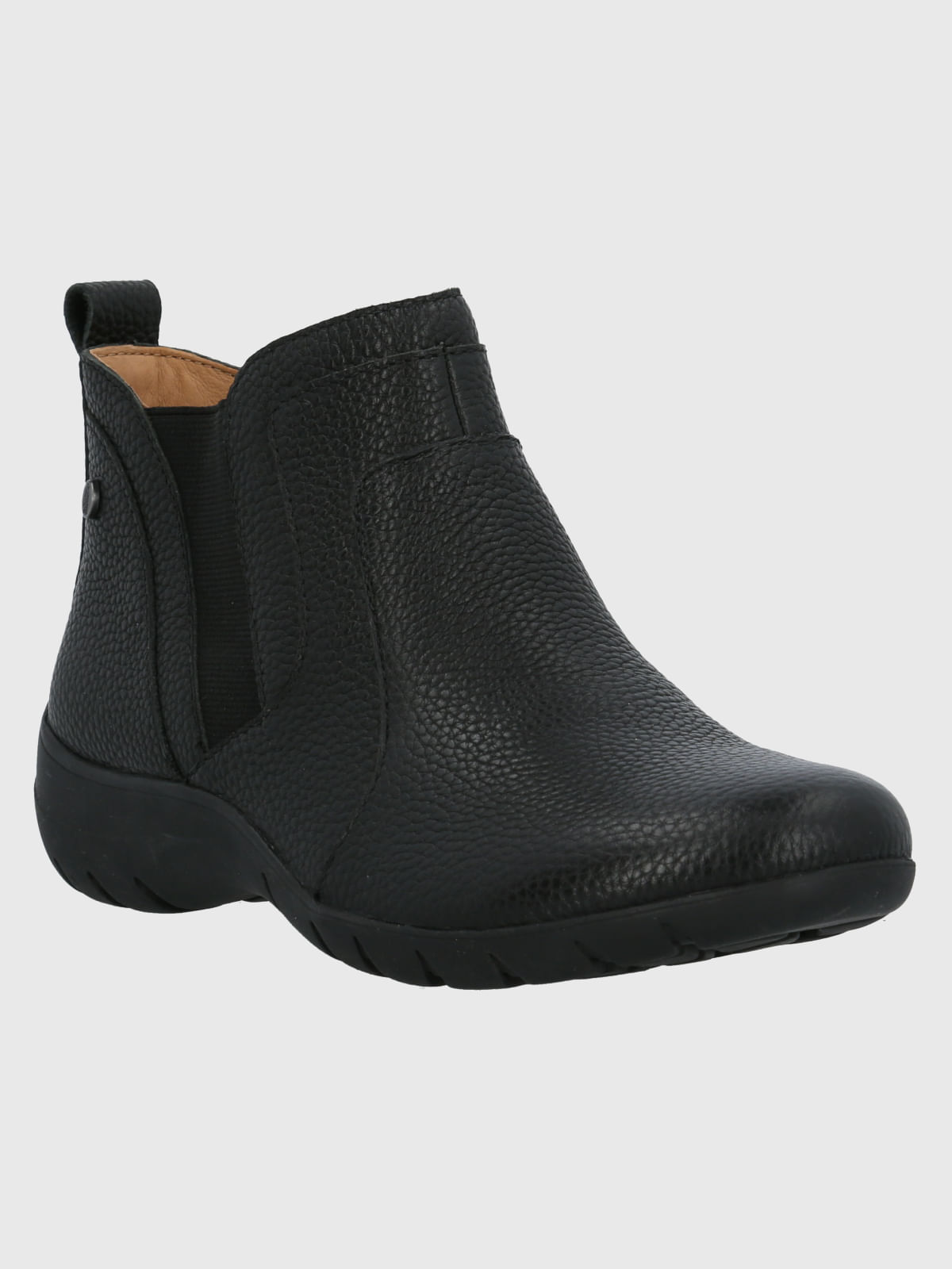 Botin Cuero Ever Negro