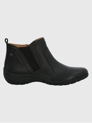 Botin Cuero Ever Negro Hush Puppies