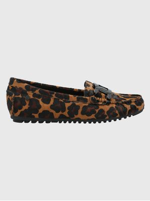 Mocasin Cuero Mujer Simona Animal Print Hush Puppies