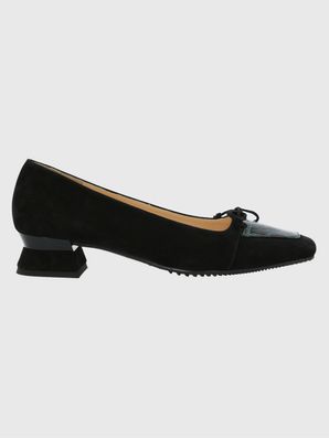 Zapato Brunate Cuero Mujer Dina Negro Hush Puppies