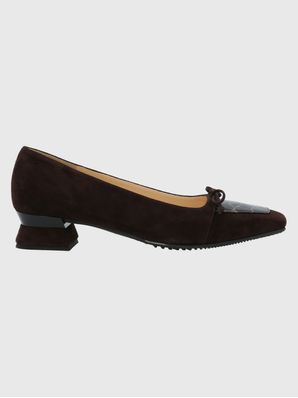 Zapato Brunate Cuero Mujer Dina Café Hush Puppies