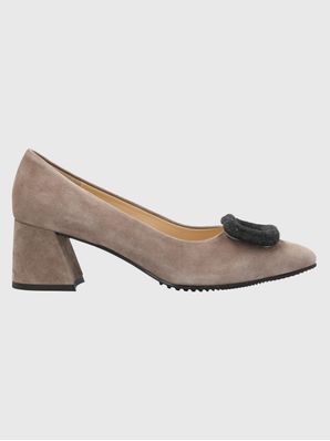 Zapato Brunate Cuero Mujer Alonza Beige Hush Puppies