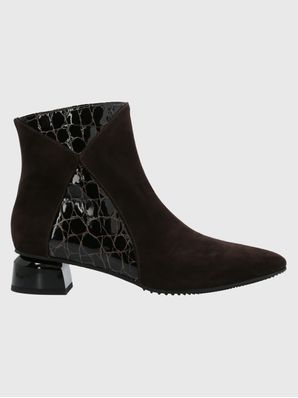 Botin Brunate Cuero Mujer Carmine Café Hush Puppies