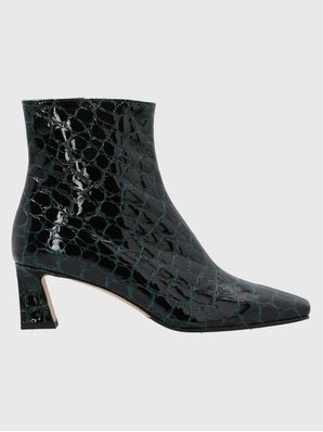 Botin Brunate Cuero Mujer Ginna Verde Hush Puppies