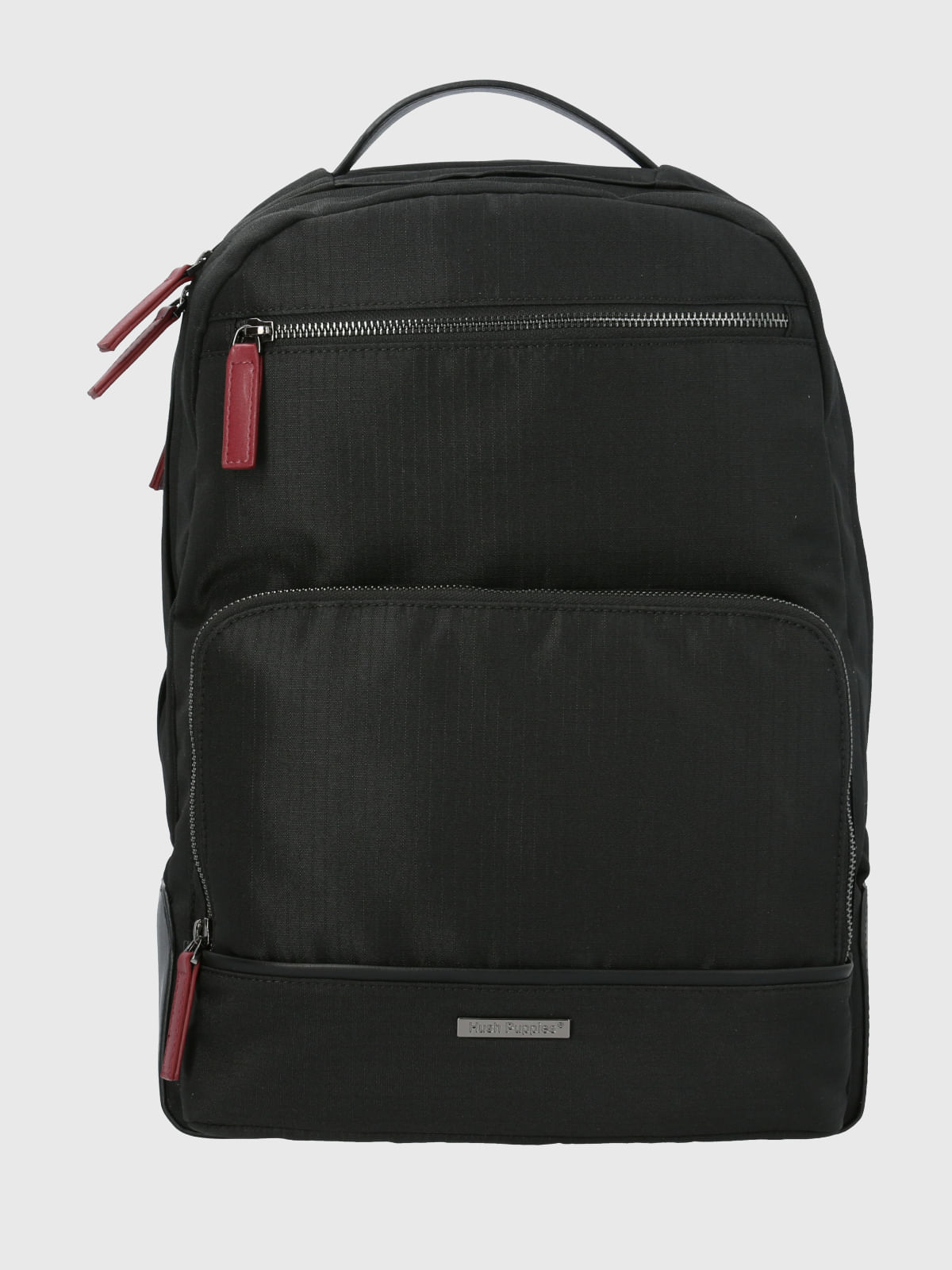 Mochila Poliester Reciclado Hombre Wp Robbie Back Negro Hush Puppies