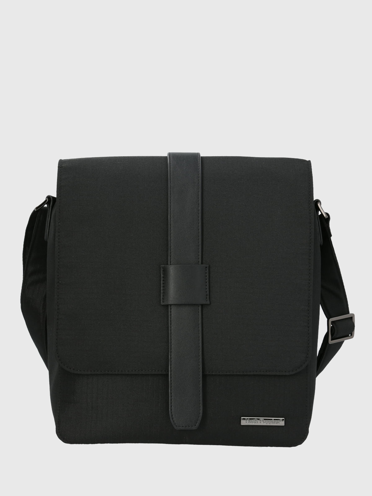 Maletin Poliester Reciclado Hombre Wr Randall Cross Negro Hush Puppies