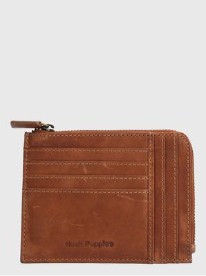 Tarjetero Cuero Hombre Om Matthew Card Café Hush Puppies