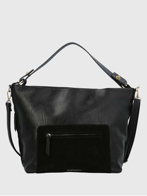 Cartera Ecocuero Mujer Laryn Hobo Negro Hush Puppies