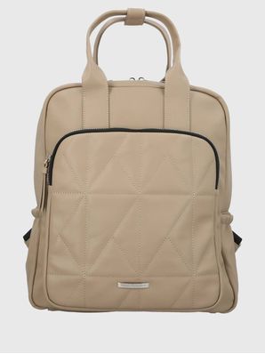 Mochila Ecocuero Mujer Quilt Back Beige/Crudo Hush Puppies
