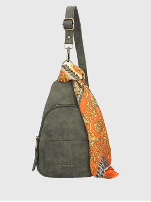 Cartera Ecocuero Mujer Dalya Cross Verde Hush Puppies