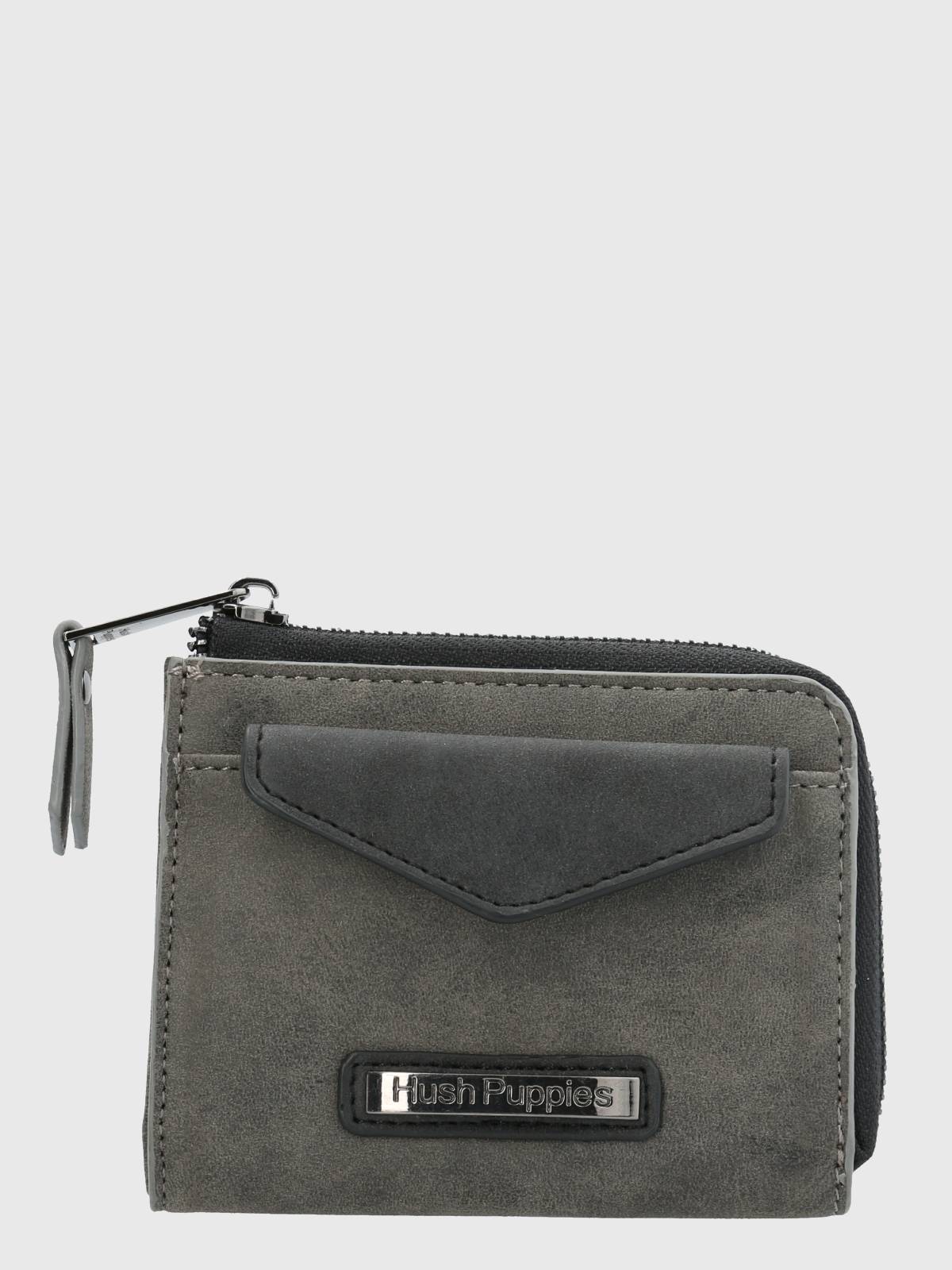 Billetera Ecocuero Mujer Daphne Wallet Gris Hush Puppies