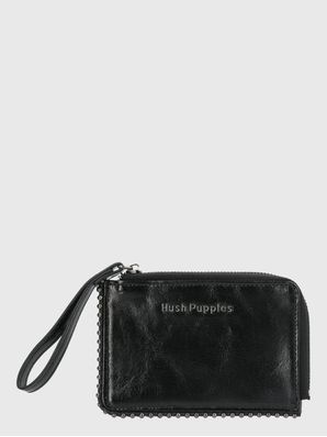 Billetera Ecocuero Mujer Kirk Zip Wallet Negro Hush Puppies