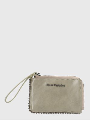 Billetera Ecocuero Mujer Kirk Zip Wallet Café Hush Puppies