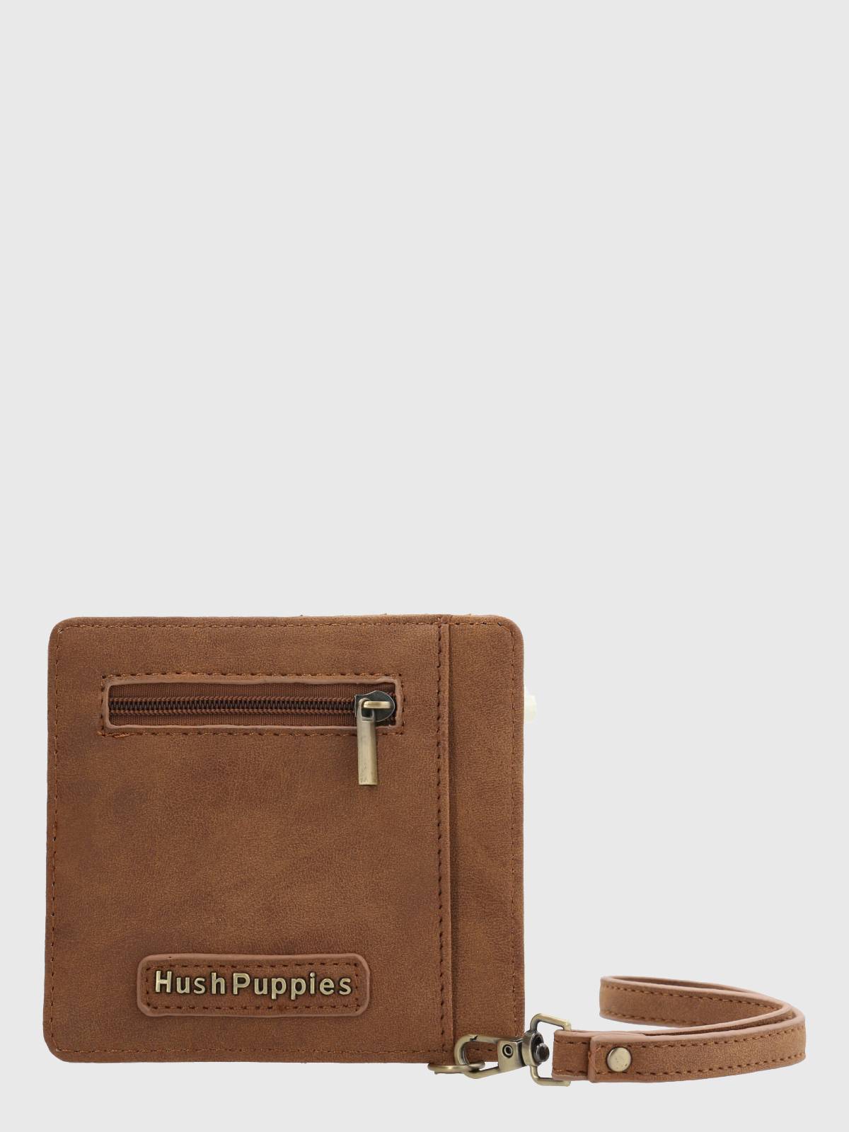 Tarjetero Ecocuero Mujer Doris Card Café Hush Puppies